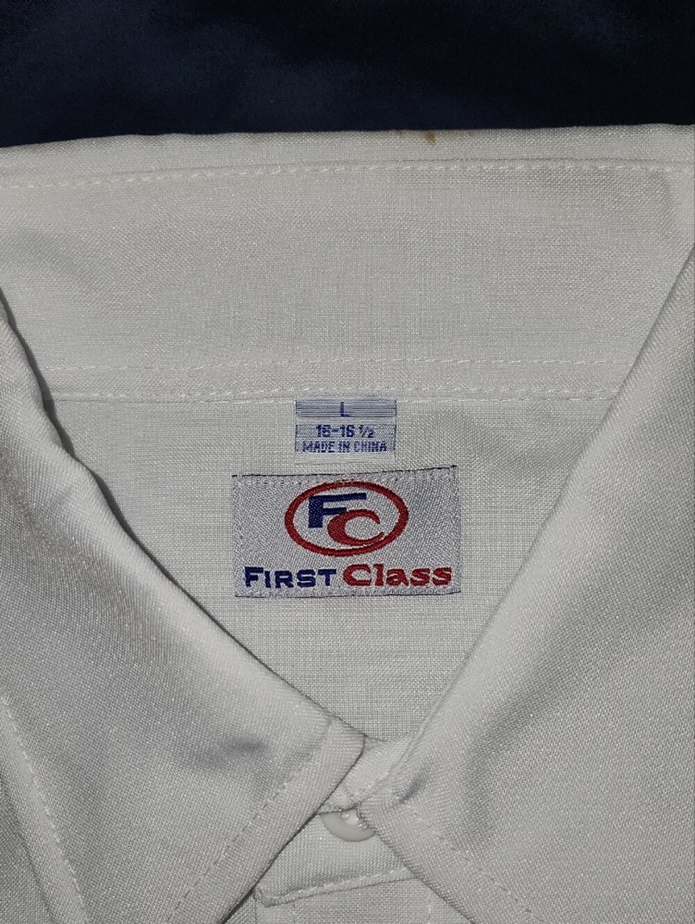Classic White Men's Long Sleeve Shirt - Unbranded (ASU Class B) - Picture 2 of 5